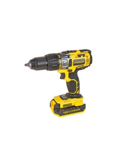 Stanley 18V Cordless Heavy-Duty Hammer Drill, High-Performance Power Tool for Drilling & Hammering, Compact & Ergonomic Design, Ideal for Concrete, Wood & Metal, Long-Lasting Battery Included - pzsku/Z12E3CA0FE90591705052Z/45/_/1729844873/58171712-6a9d-415e-ae47-bea4b0c16605