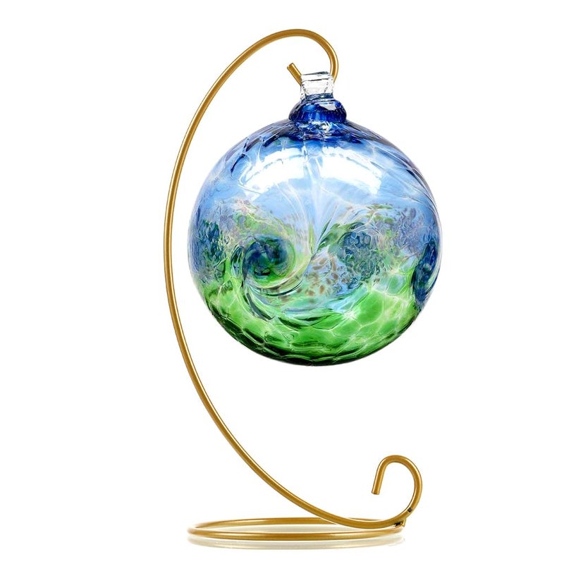 OwnMy Pack of 10 Ornament Display Stand Holder Iron Hanging Rack for Hanging Globe Air Plant Terrarium Witch Ball Bauble Home Party Craft - Image 4