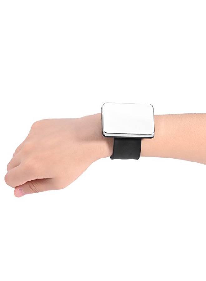 Filfeel Magnetic Wrist Band Hairpin Hair Grip Holder Hair Clip Collector Hairdressing Accessory(Black) - Image 2