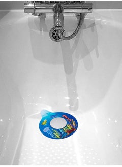 Excefore Bathtub Drain Stopper, Tub Stopper, Silicone Tub Stopper Plug, Universal Bath Drain Cover, Beautiful Coral Reef Illustration, for Kitchen Bathroom Accessories and Laundry  - Image 5