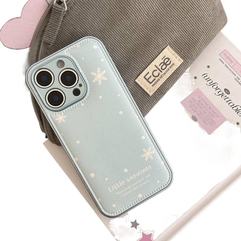 Protective Case | Anti-Fingerprint | Shockproof Cover for iPhone 11 Pro Max | Snowflake Leather Texture - Image 1
