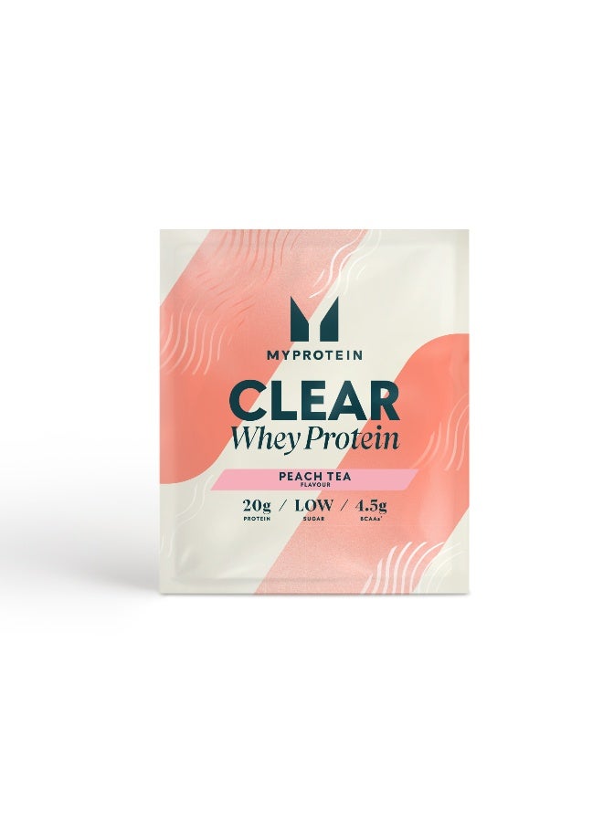 Myprotein Clear Whey Protein Peach Tea Flavour 500 g, 20 g Protein, Low Sugar, 4.5 g BCAA* 