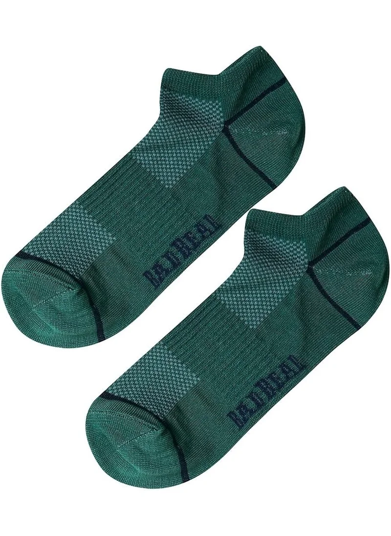 باد بير Dark Green Socks Cross Ankle