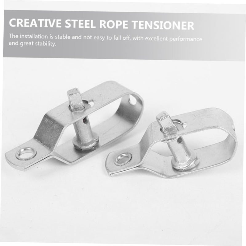 مشد حبل فولاذي ثقيل مشد كابل مدمج مجموعة من 5 قطع لأعمال البناء والحدائق - Image 3