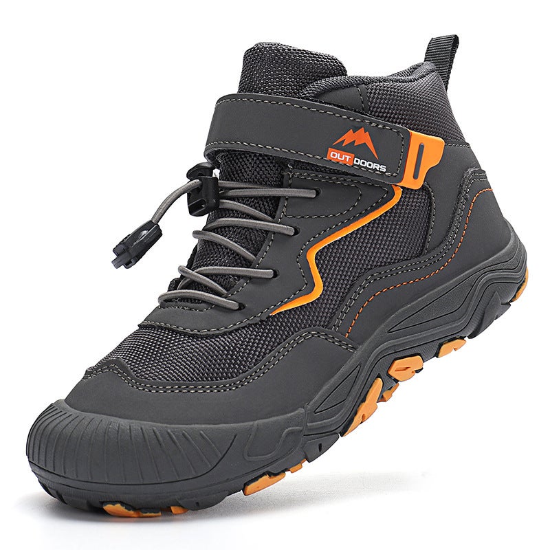 Autumn And Spring New Casual Fashion Trend All-Match Mid-Help Outdoor Children'S Mesh Shoes Casual Shoes Comfortable Children'S Shoes - Image 1
