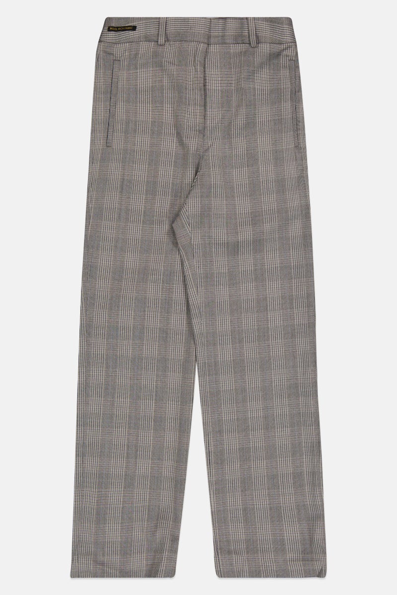 SELECTED Women Regular Fit Plaid Dress Pants, Multicolor - Image 2