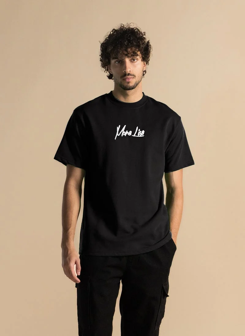 SHAPES DETAIL EMBROIDERED PATCHWORK T-SHIRT