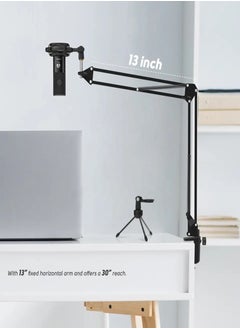 FIFINE FIFINE Gaming PC USB Microphone, Podcast Condenser Mic with Boom Arm, Pop Filter, Mute Button for Streaming, Twitch, Online Chat, Computer Mic for PS4/5 PC Gamer Youtuber-AmpliGame- T669 Pro 1  - Image 4