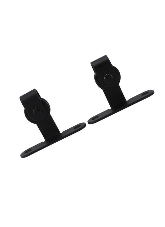 Thoraya Barn Door Hardware Kit Super Silent Strong Load Bearing Mini Sliding Door Track Roller Kit for Cupboard  - Image 4