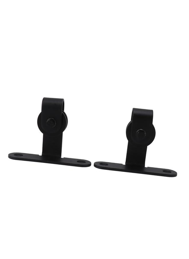 Thoraya Barn Door Hardware Kit Super Silent Strong Load Bearing Mini Sliding Door Track Roller Kit for Cupboard  - Image 5