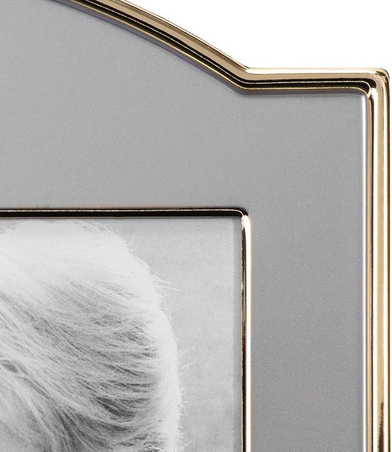 Malden International Designs 50th Anniversary Two Tone Picture Frame, 4x6, Gold/Silver - Image 3