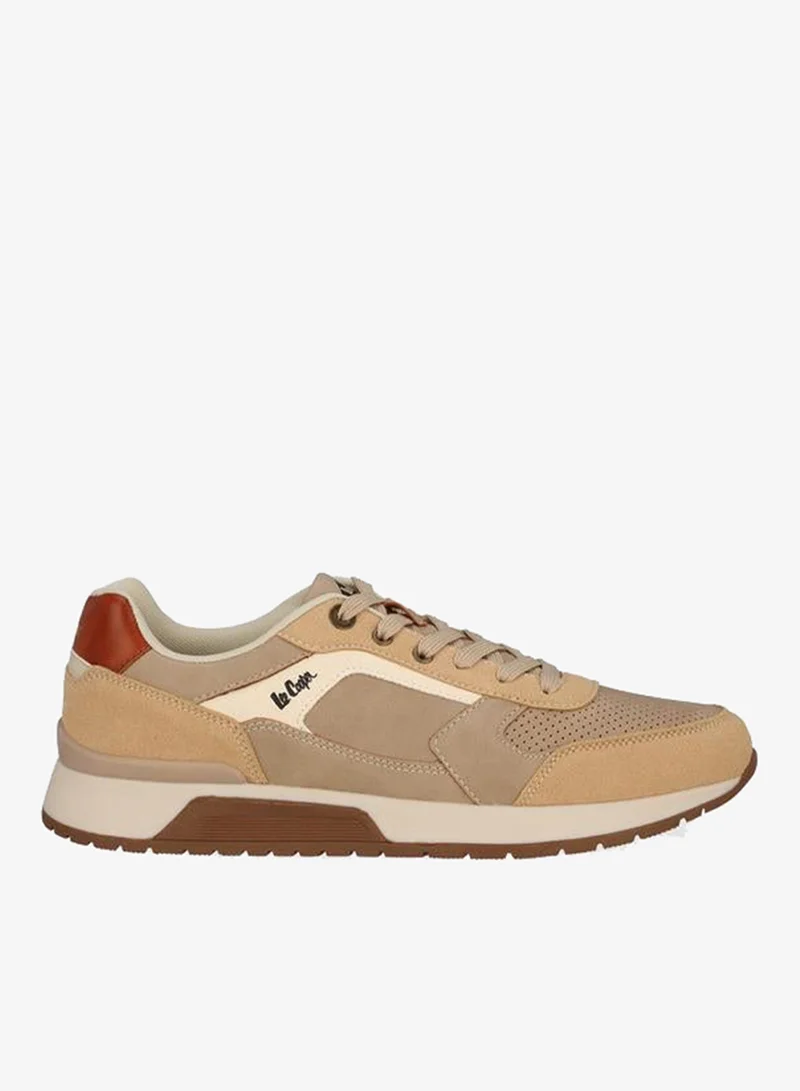 Lee Cooper TAUPE Men Lace-Up Ankle Sneakers for Men | Best Price UAE