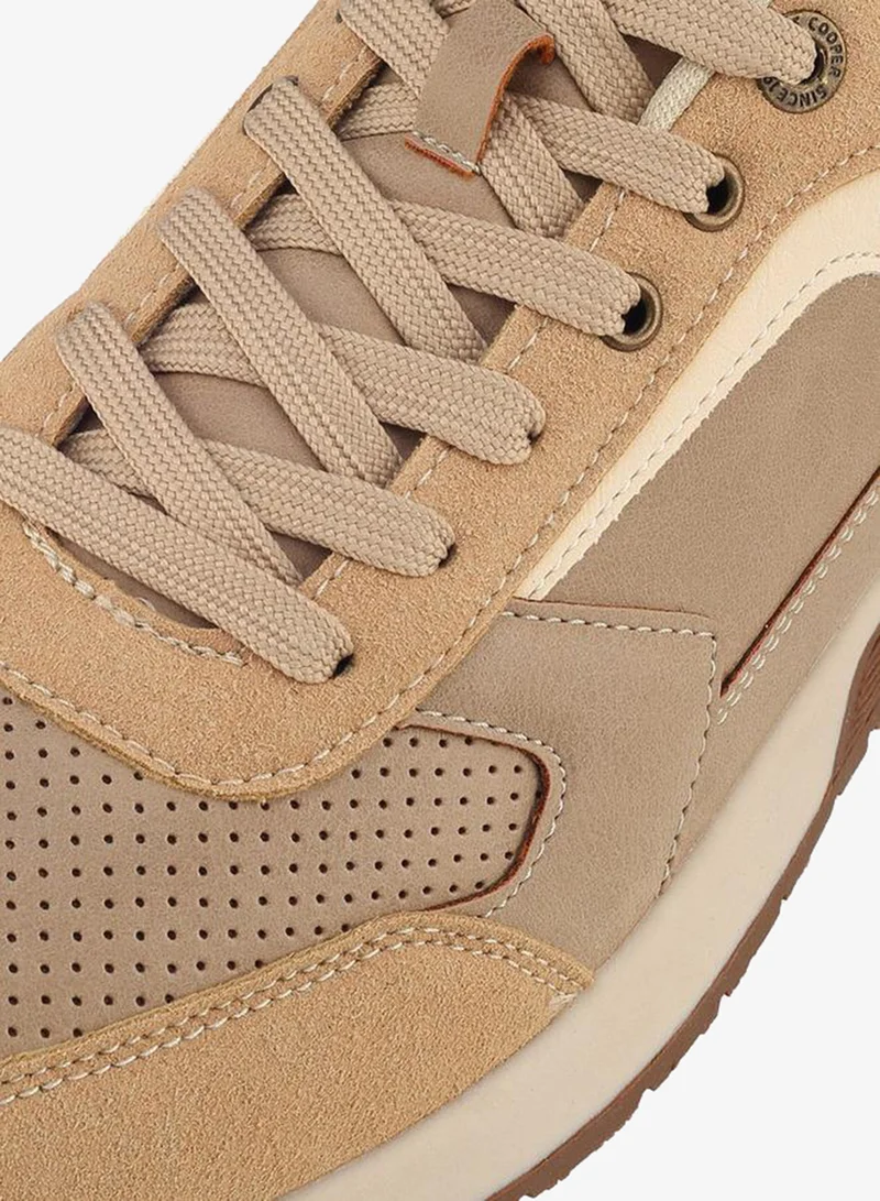 Lee Cooper TAUPE Men Lace-Up Ankle Sneakers for Men | Best Price UAE