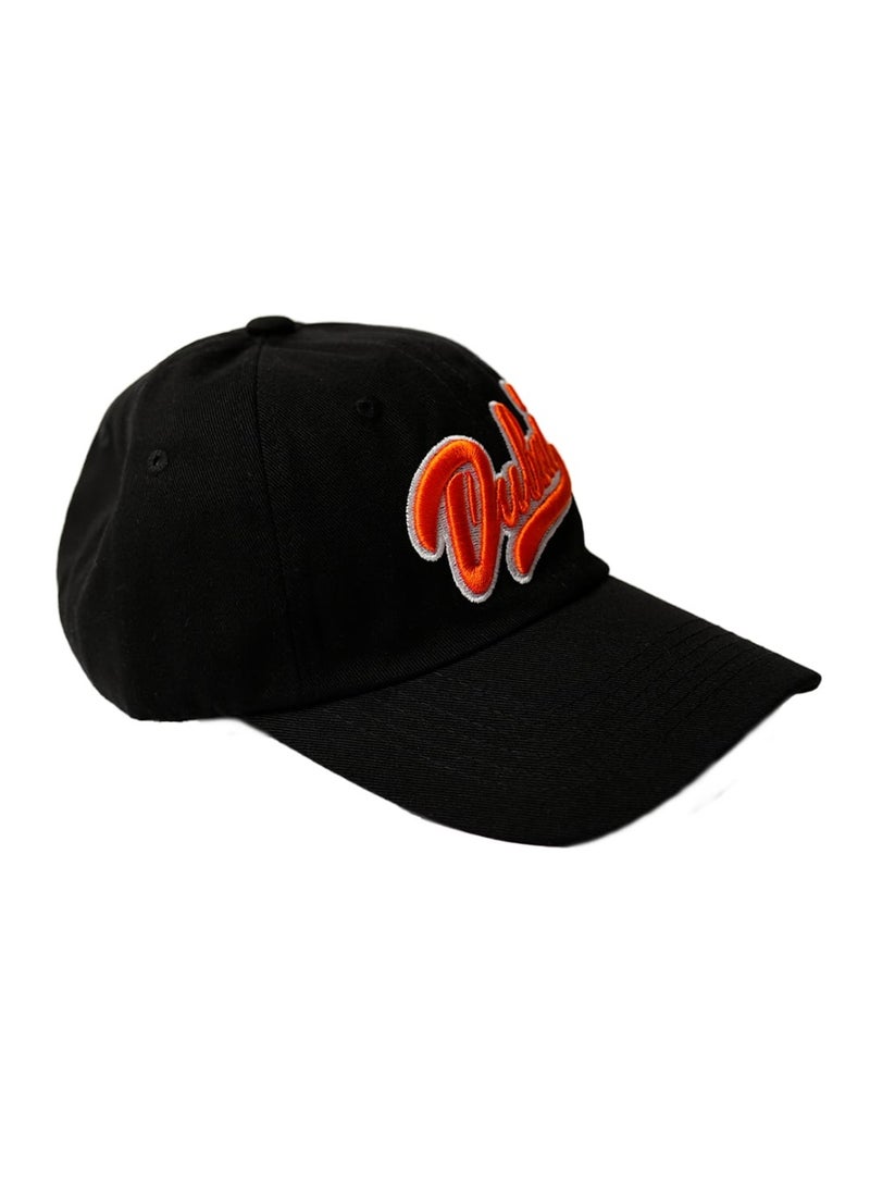 Dubshi Dubai Cap with Embroidery Black - Image 1