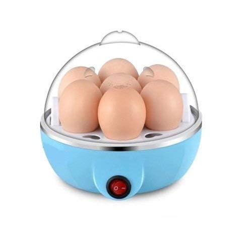 Shopeleven Shopeleven 7Egg Electric Egg Boiler with Automatic ShutOff MultiFunction Poacher for Steaming Boiling Frying and Cooking 350 Watts Power Multicolor  - Image 1