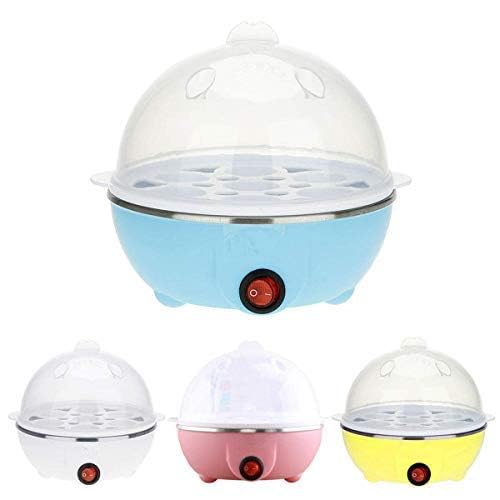 Shopeleven Shopeleven 7Egg Electric Egg Boiler with Automatic ShutOff MultiFunction Poacher for Steaming Boiling Frying and Cooking 350 Watts Power Multicolor  - Image 4