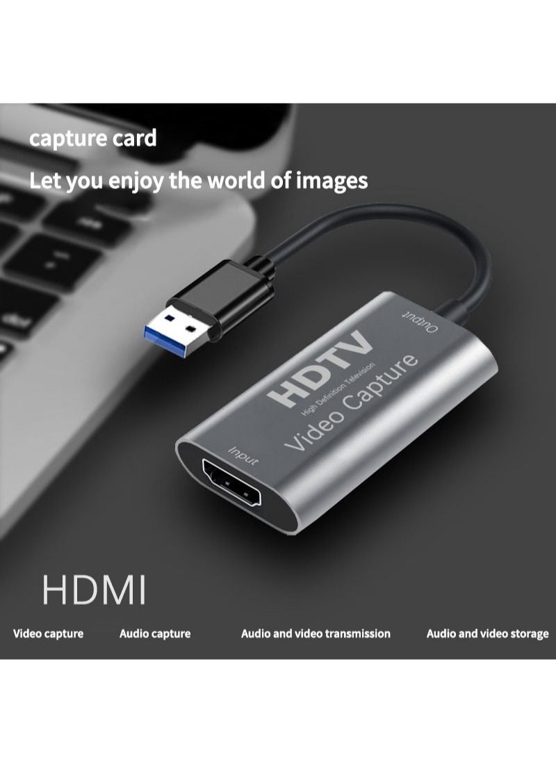 Flash Hawk - HDTV Video Capture Card HDMI to USB for Game Video Live PS4/XBox/Switch OBS live recording,Output 1080P@60Hz - Image 1