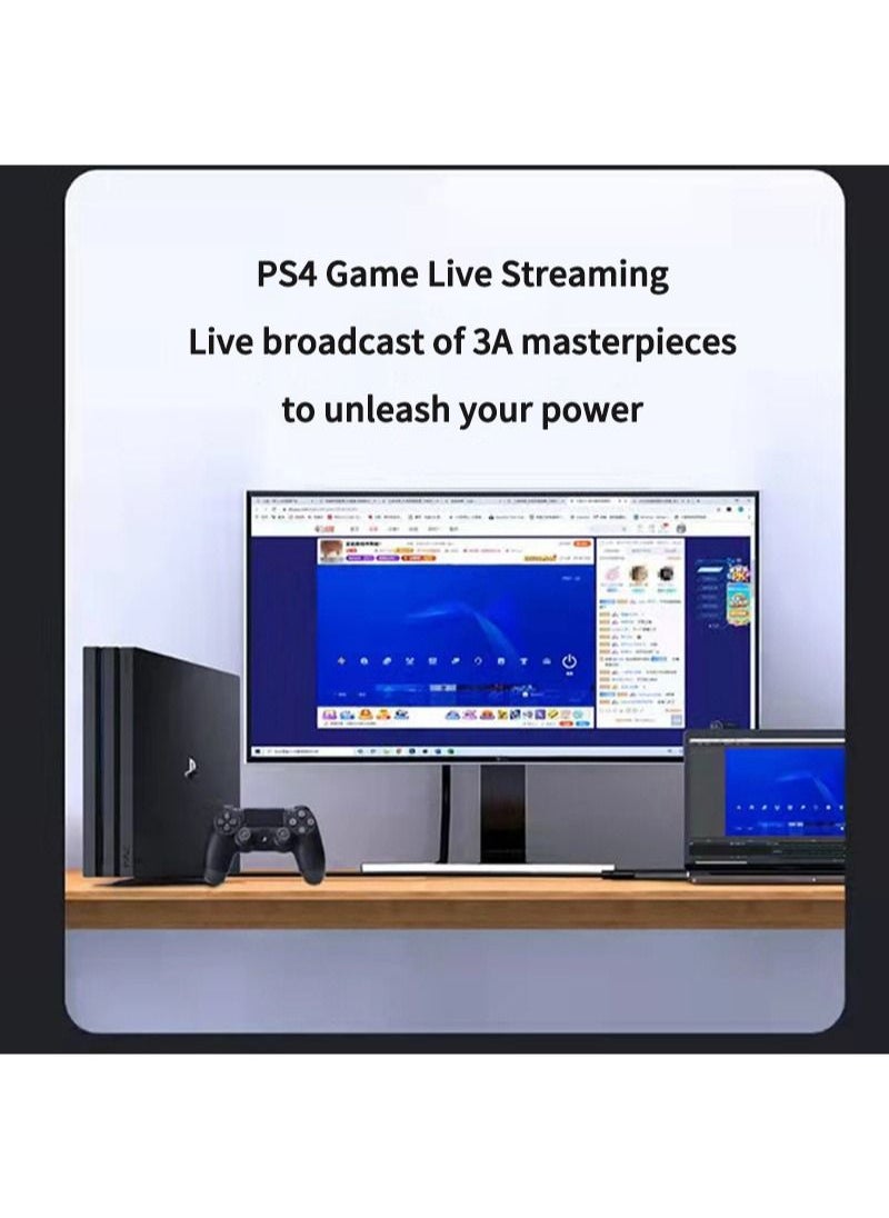 Flash Hawk - HDTV Video Capture Card HDMI to USB for Game Video Live PS4/XBox/Switch OBS live recording,Output 1080P@60Hz - Image 1