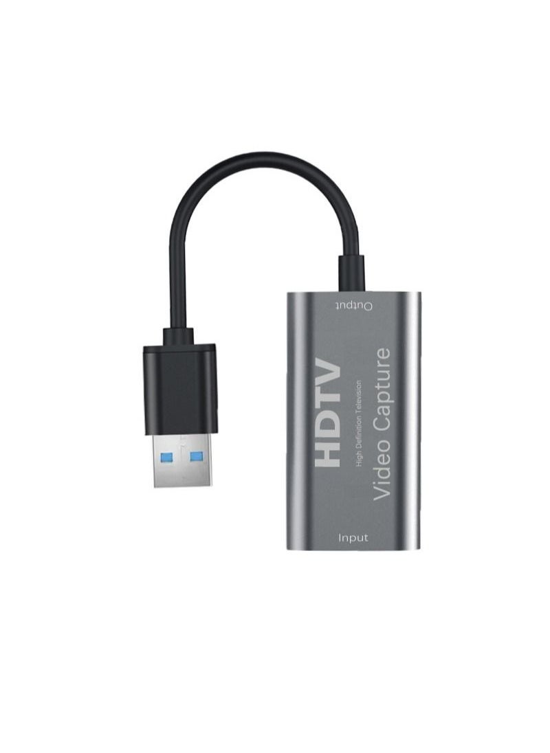 Flash Hawk - HDTV Video Capture Card HDMI to USB for Game Video Live PS4/XBox/Switch OBS live recording,Output 1080P@60Hz - Image 1