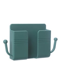 DIGI CORE 4 Pcs Wall Mount Phone Holder Phone Stand With Data Cable Receiving Hole Multi Purpose Phone Charging Dock with Adhesive Phone Holder For Shower Charging Compatible With iPhone and Android (Green)  - Image 2