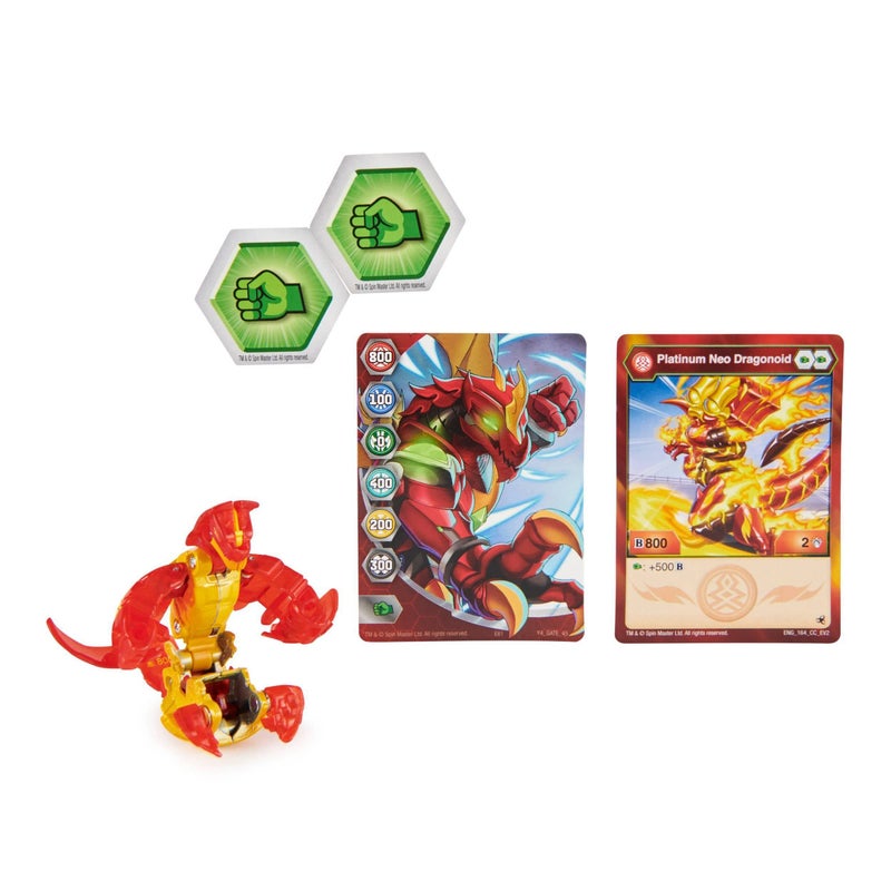 باكوجان Bakugan Evolutions 2022 Platinum Series Die-Cast Pyrus Neo Dragonoid - Image 2