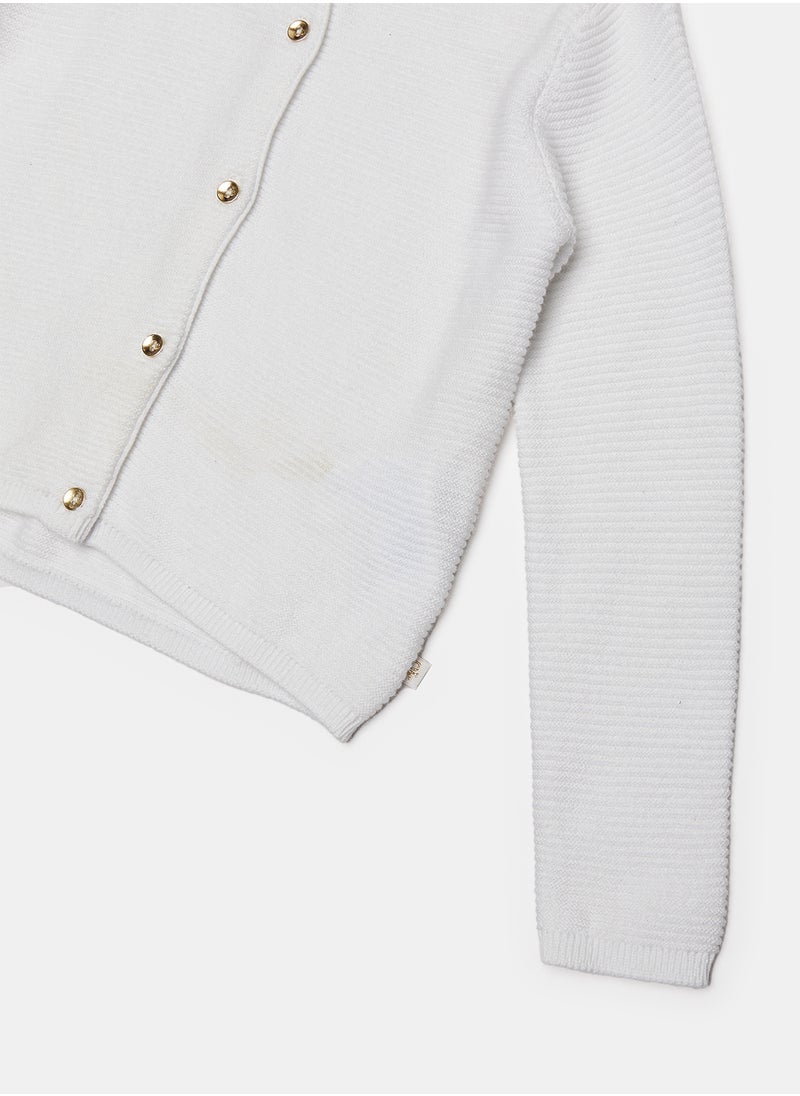 Okaidi White Vest for Girls  - Image 4