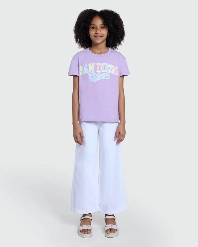 Ovs Lilac Breeze Tee For Girls By OVS