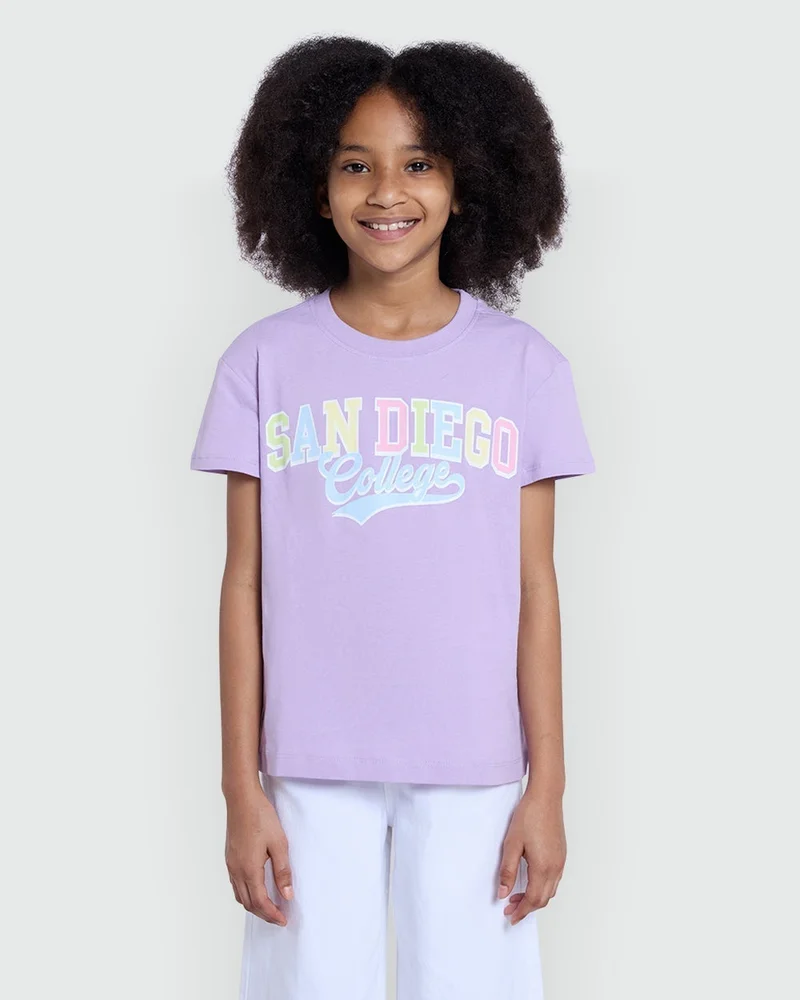 Ovs Lilac Breeze Tee For Girls By OVS