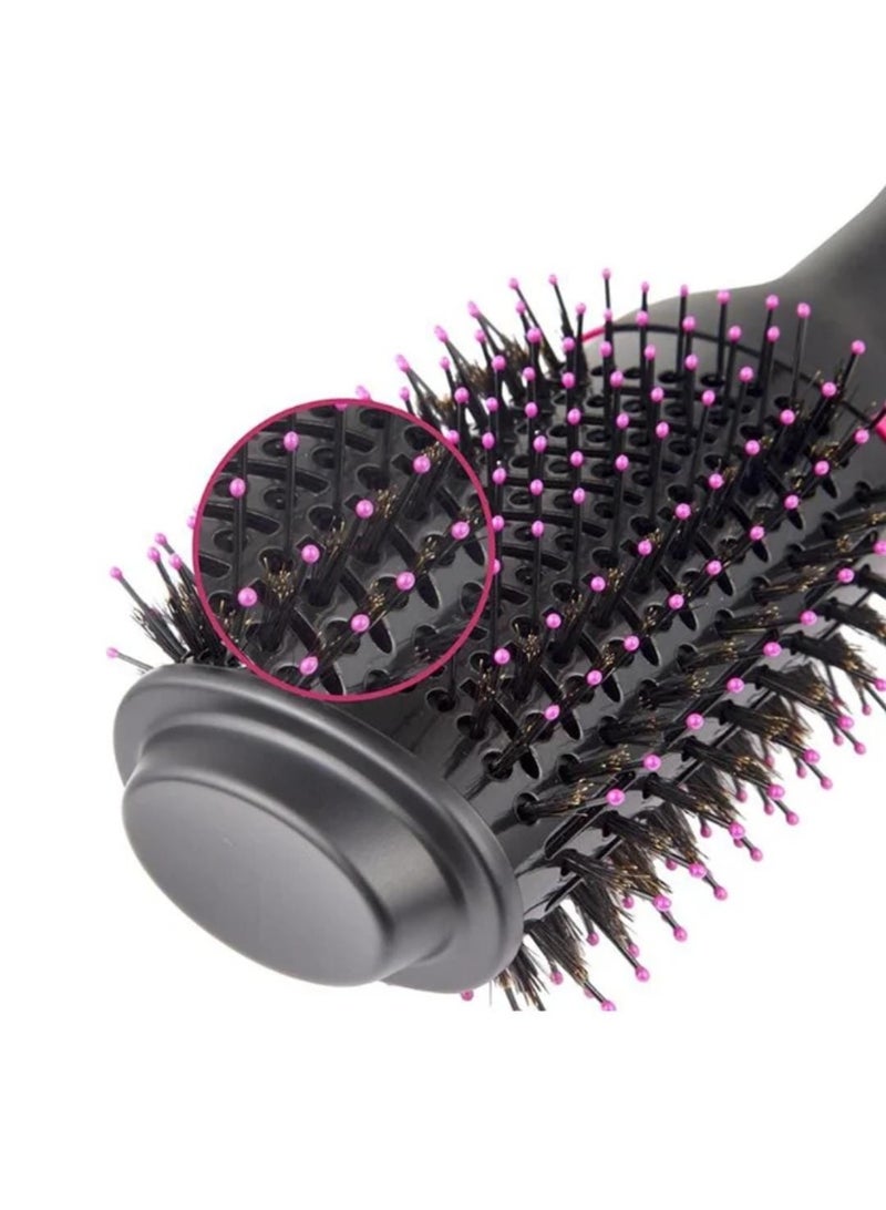 فرشاة الهواء الساخن 2-في-1 لتجفيف وتصفيف الشعر – مضادة للكهرباء الساكنة (أسود/وردي) 35×10 سم فرشاة هواء ساخن، فرشاة تجفيف الشعر، فرشاة تصفيف الشعر، فرشاة شعر كهربائية، فرشاة 2 في 1، مجفف شعر مع فرشاة، فرشاة مضادة للكهرباء الساكنة، فرشاة شعر ضد الهيشان، فرشاة فرد الشعر، فرشاة تصفيف بالهواء الساخن، أداة تصفيف الشعر، فرشاة شعر أسود وردي، فرشاة شعر 35×10 سم، فرشاة شعر لجميع أنواع الشعر، فرشاة شعر منزلية، فرشاة تجفيف وتصفيف - Image 3