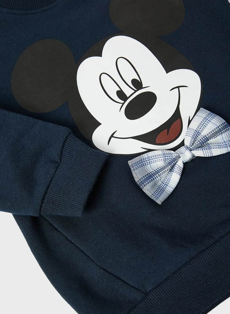 NAME IT Kids Organic Mickey Mouse Sweatshirt