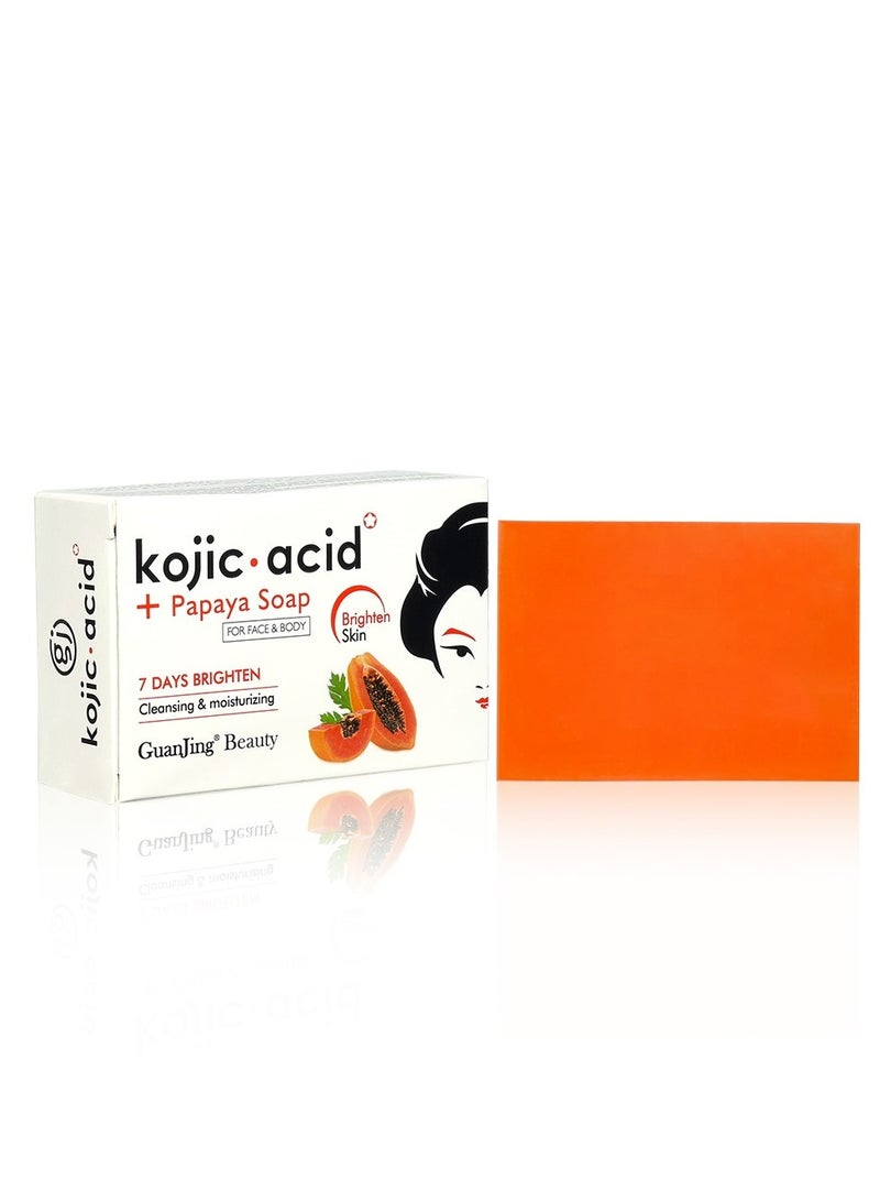 Kojic Acid And Papaya Soap 2 Pcs - Image 2