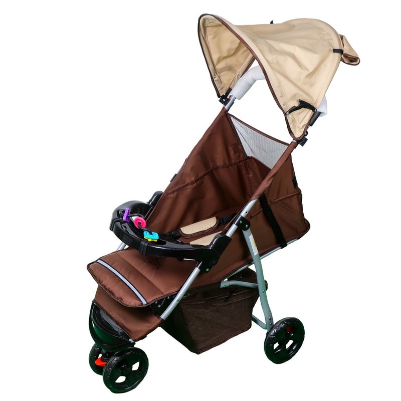 عربية اطفال بثلاث عجلات اللون الكاكي - A517 - Image 1