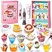 Trubic 18 Minature Food Slime Kit for Girls Mini Sweet Dessert Drink Arts and Crafts Set DIY Kitchen Pretend Play Toys Classroom Prizes Party Favors Gift for Kids Ages 812 NOT Edible - Image 2