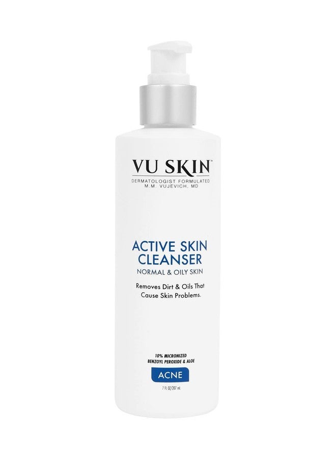 VU SKIN SYSTEM Active Skin Cleanser - Clears Skin of Acne, Blackheads & Blemishes Without Harsh Effects. - Image 1