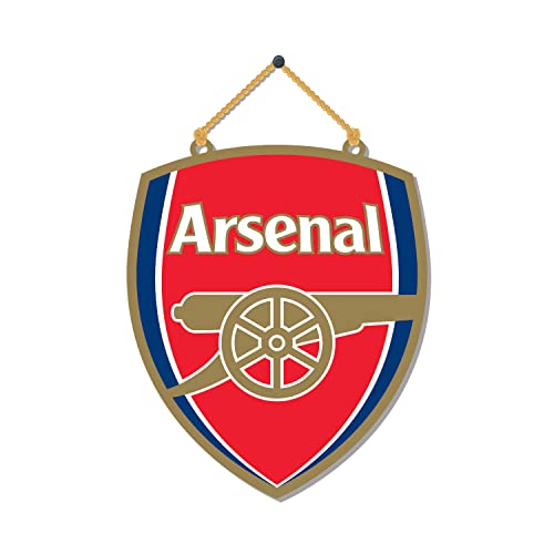 Bhai Please Arsenal Wooden Wall Decor | Hanging | Wall Art | Wooden Hanger for Living Room | Bedroom | Office - For Home Decor, Gift (Arsenal) - Image 1