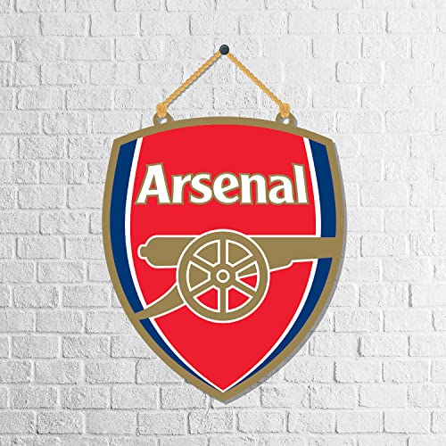 Bhai Please Arsenal Wooden Wall Decor | Hanging | Wall Art | Wooden Hanger for Living Room | Bedroom | Office - For Home Decor, Gift (Arsenal) - Image 4