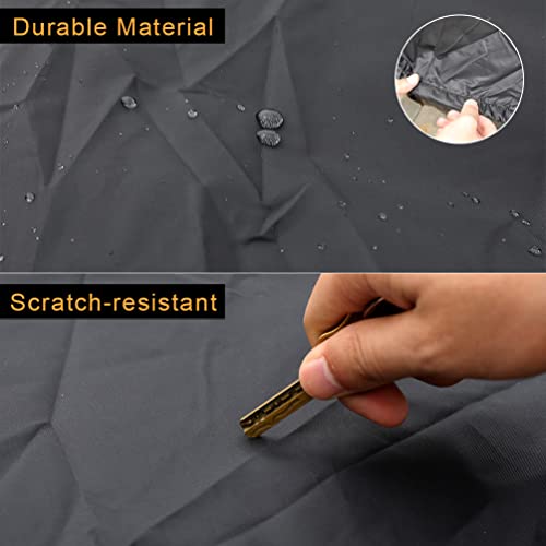 ROCCS Compatible with Tesla Model 3 Car Cover, All Weather UV Protection Full Exterior Accessories Waterproof with Zipper Charging Port for Tesla Model 3 Cover Outdoor 2017-2023 - Image 5