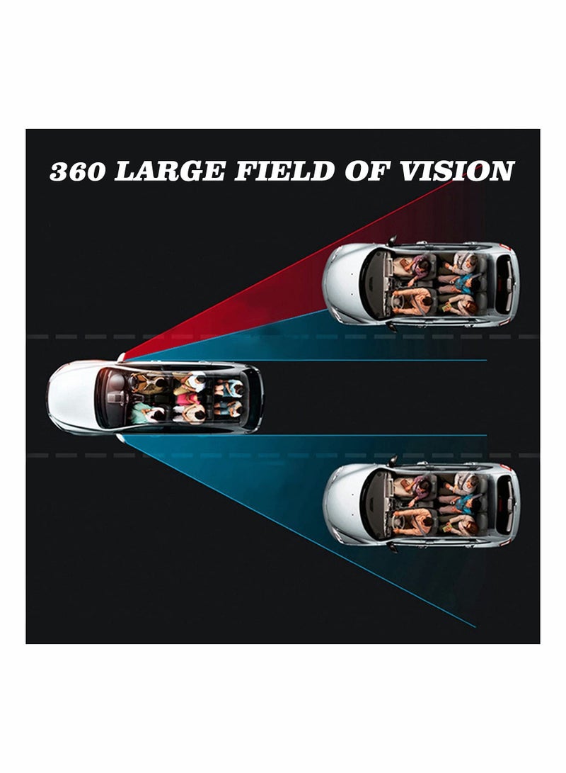 2 Pcs Blind Spot Mirrors, HD Glass Adjustable Rear View Mirror,Car Auxiliary Universal Wide Angle Mirrors Rear View Mirror Mirror Universal for Cars, Trucks, SUVs - Image 5