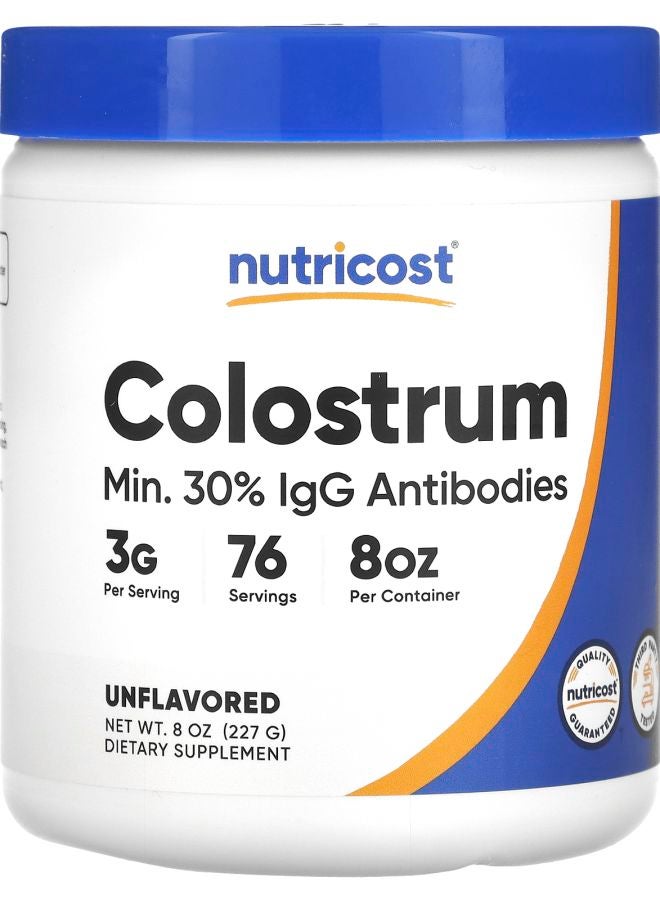 Nutricost Colostrum Unflavored 8 oz (227 g) - Image 1