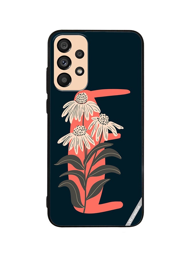 VR CREATIVE Protective Case Cover For Samsung Galaxy A23 Alphabet E Design Multicolour - Image 1