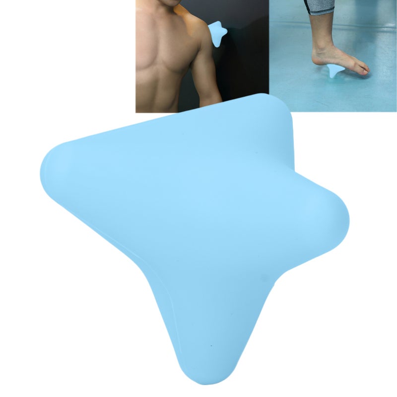 Silicone Massage Ball: Blue, Moderate Hardness Silicone, Reduce Stiffness - Relieve Joint Pain, Fascia Ball for Hand Muscle Relax, Physical Therapy, Stress Relief - Image 4