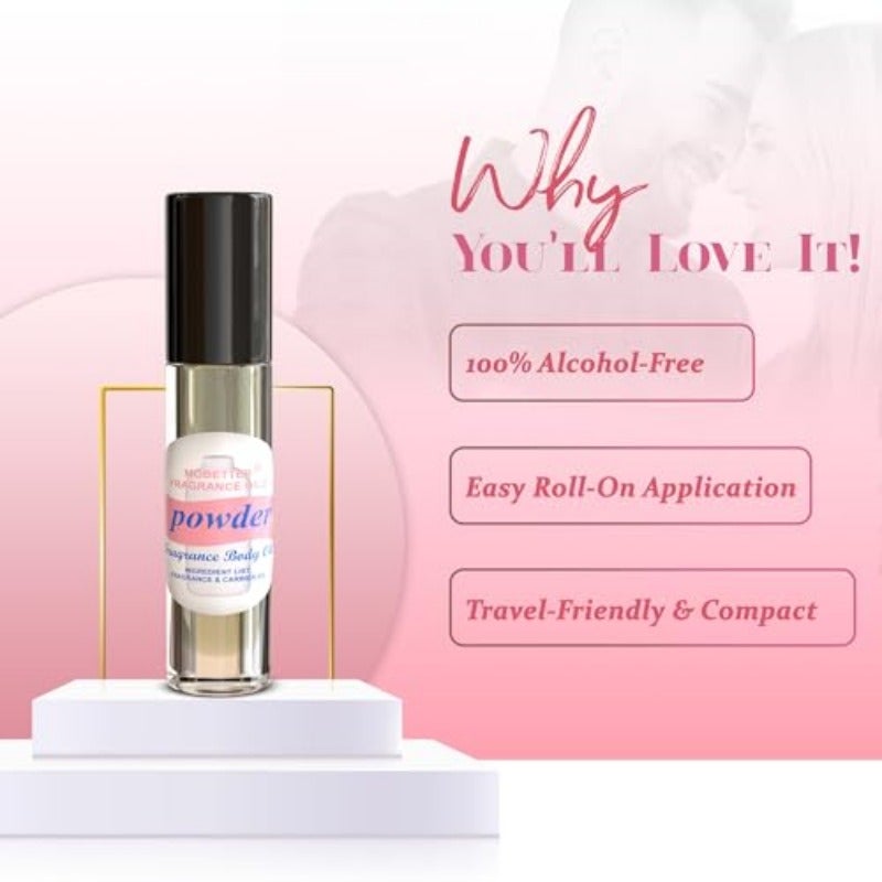 Powder Fresh Scent Unisex Body Oil - Image 4