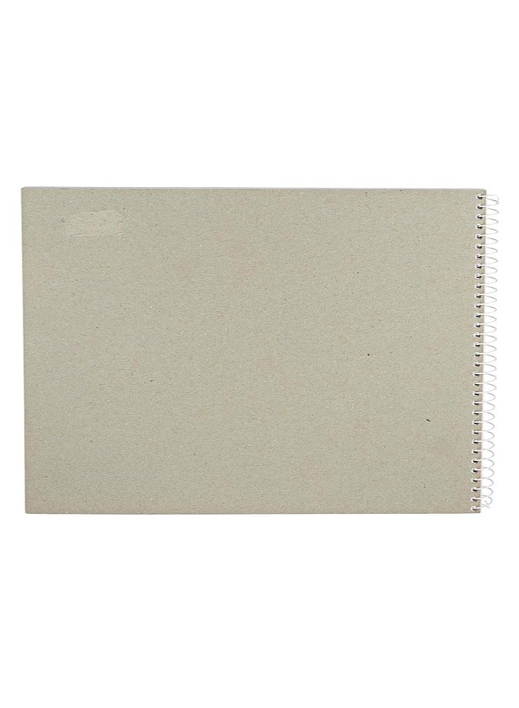 paperline A4 Size Cartridge Sketch Pad 50 Sheets White Pack Of 2 - Image 3