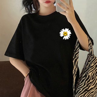 Smiley Daisy Black