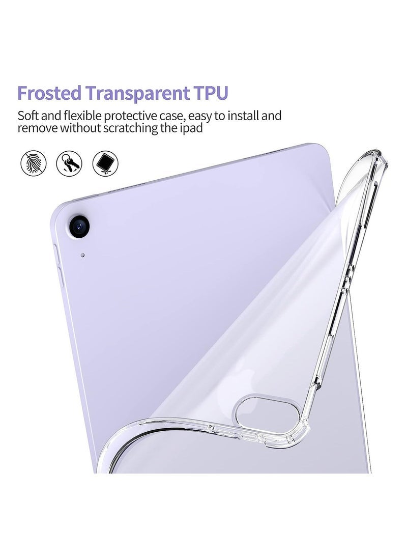 SmartGrist iPad Air 5th Generation Case, TPU Cover for iPad Air 5th/4th Generation 10.9 Inch 2022/2020，Frosted Transparent Shockproof Protective Case - Image 2