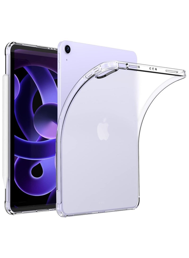 SmartGrist iPad Air 5th Generation Case, TPU Cover for iPad Air 5th/4th Generation 10.9 Inch 2022/2020，Frosted Transparent Shockproof Protective Case - Image 1