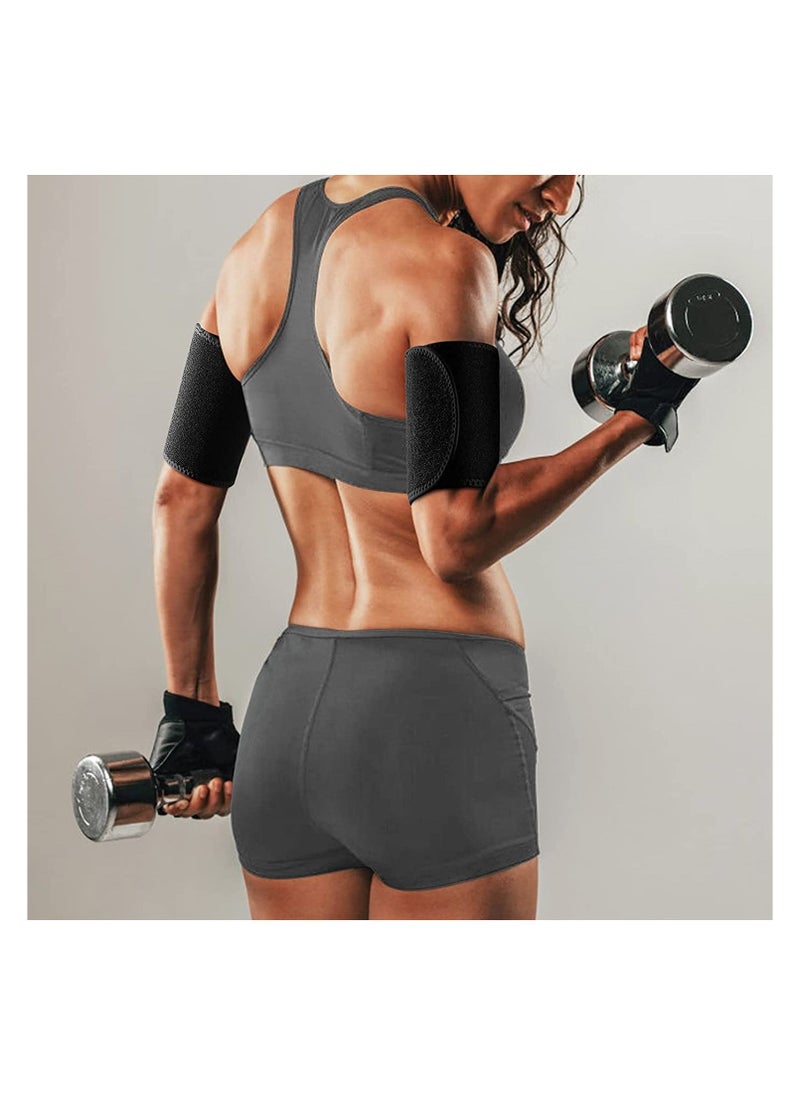 Excefore Arm Trimmer for Women & Men Sweat Shaper Bands,Sauna Wraps,Reduce Cellulite and Improve Sweating,Wraps Trainer Sports Workout(2 Pack)  - Image 5