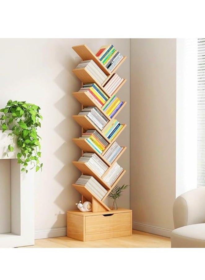 ماركة غير محددة - 10 - قصة شجرة الرف ، رف الكتب العملية ، رف الكتب - Image 1
