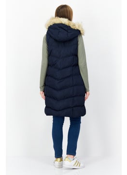 Women Quilted Puffer Jacket Vest, Navy Blue - pzsku/Z12E63B232C6989FB54F5Z/45/_/1724351255/7b43a5d3-0c96-4b5a-b06a-d1f58f8a046d