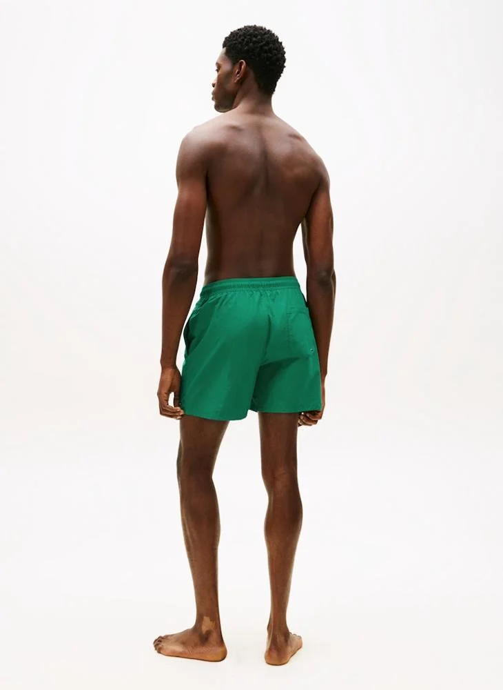 TOMMY HILFIGER Flag Embroidery Mid Length Swim Shorts